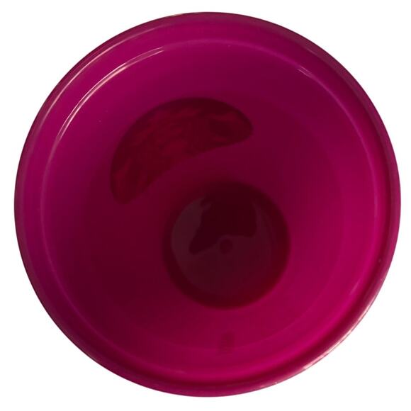 Starbucks Magenta Travel Mug w/ Green Logo & Iridescent Lid EUC - Picture 5 of 9